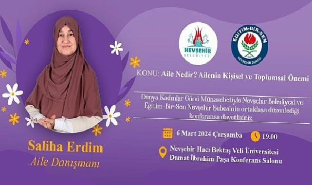 Nevşehir’de “Aile, Ailenin Kişisel ve Toplumsal Önemi” Konferansı